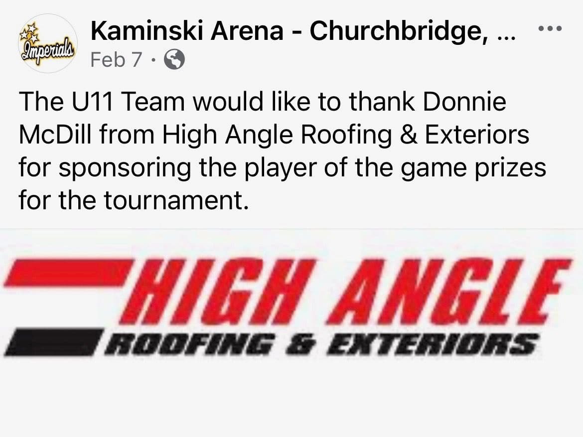 Project We Support Youth Sports at Kaminski Arena image