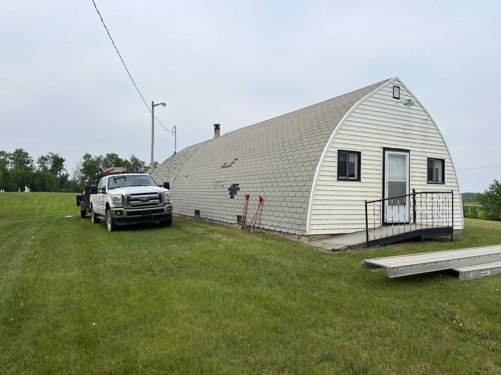 Expert Roofing for Quonset Hut in Rural Setting