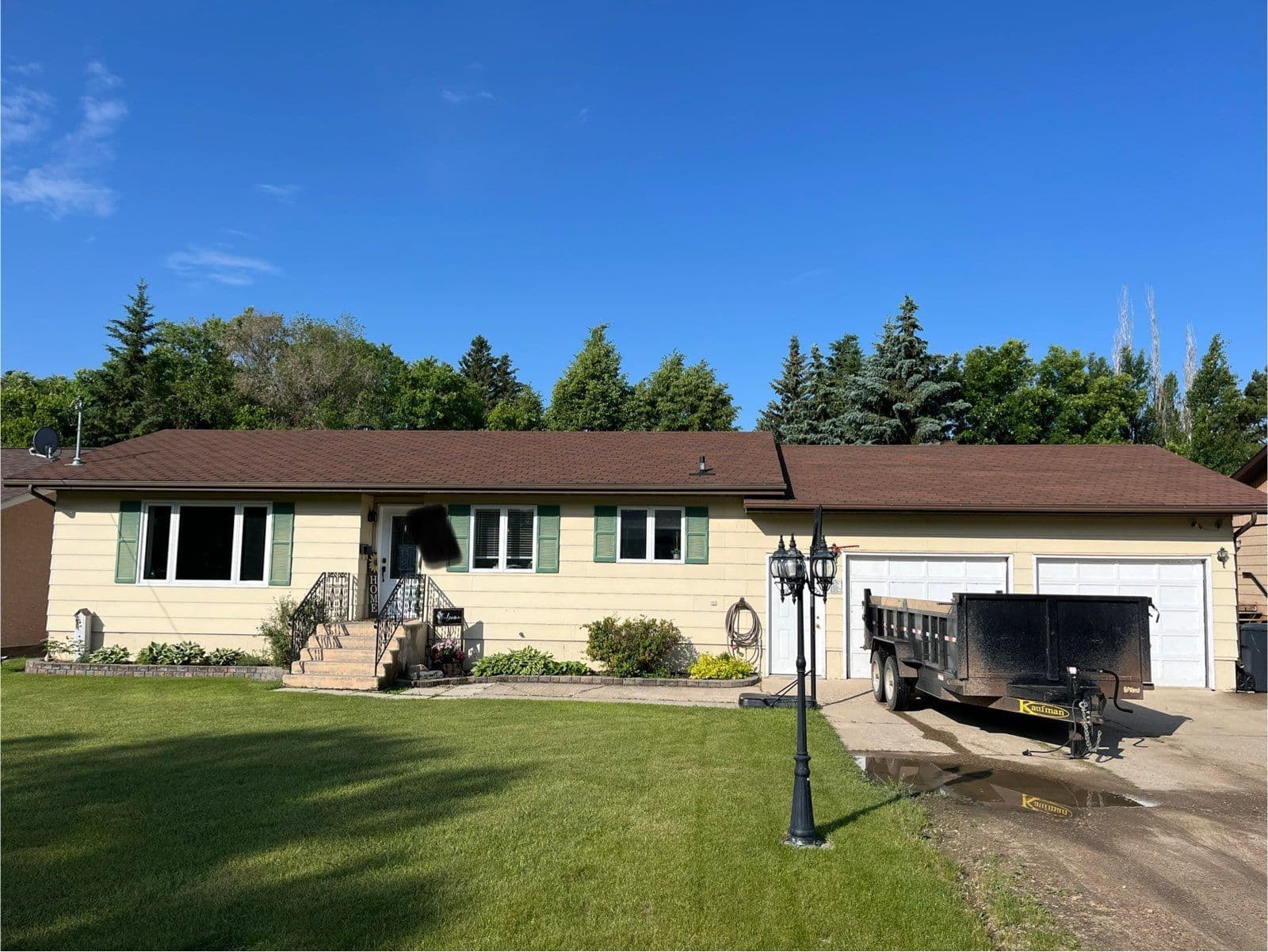 Sleek Black Roof Transformation image