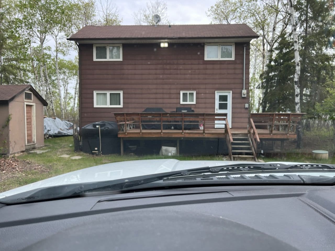 Lakefront Cabin Onyx Black Roof Upgrade